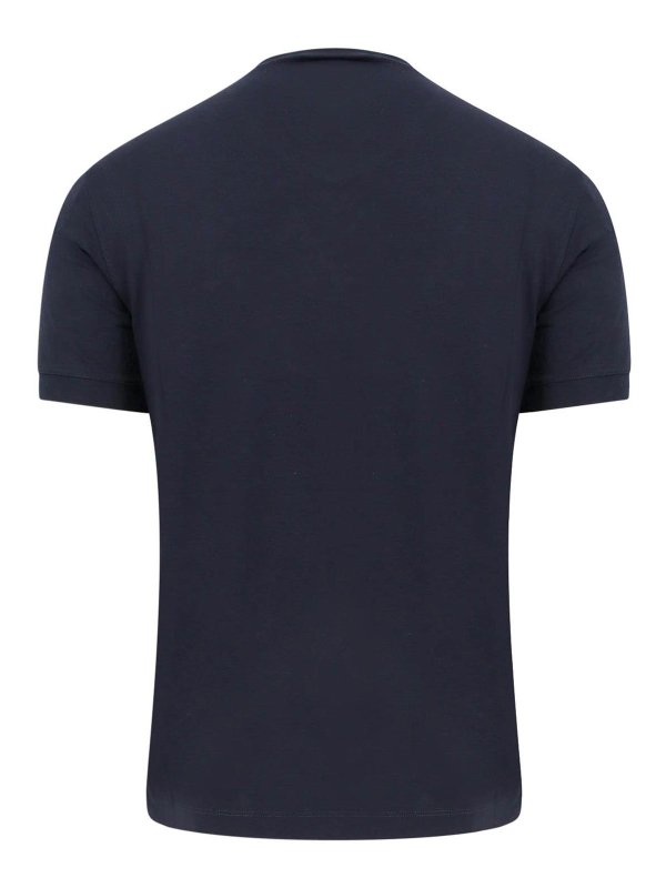 GIORGIO ARMANI: blouses online - T-Shirt  and blue pole