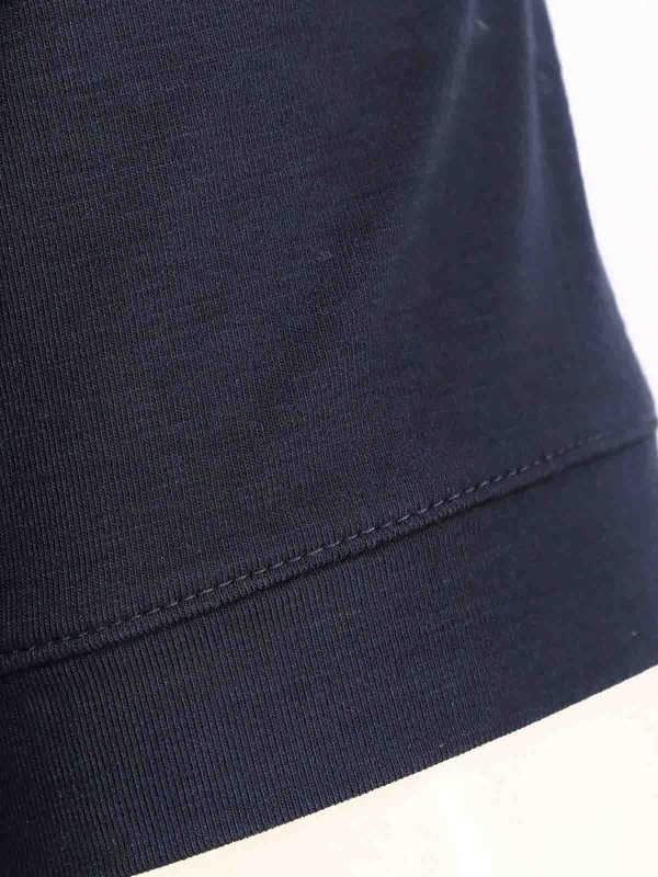 The Best Shops GIORGIO ARMANI: blouses - T-Shirt  and blue pole