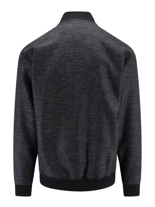 KITON: maglia collo a barchetta online - Maglie Grigio