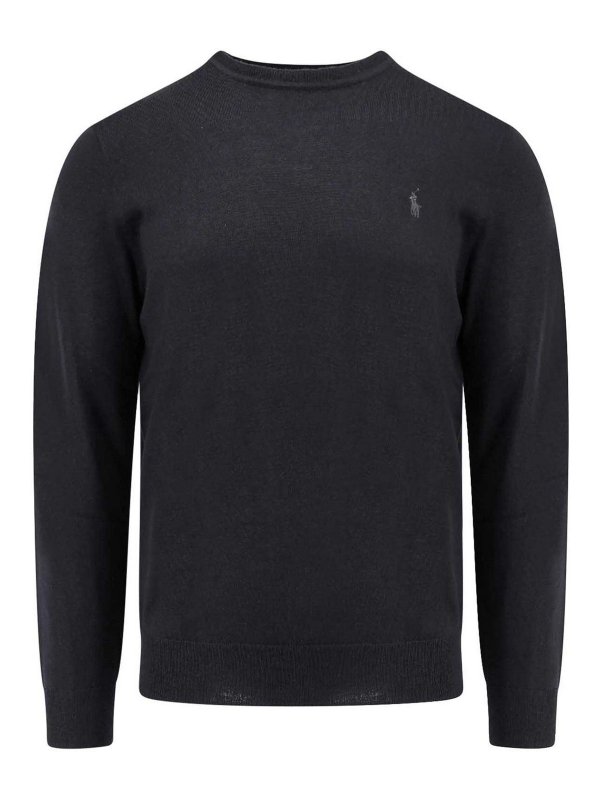 POLO RALPH LAUREN: U-Boot-Ausschnitt - U-Boot-Pullover - Schwarz