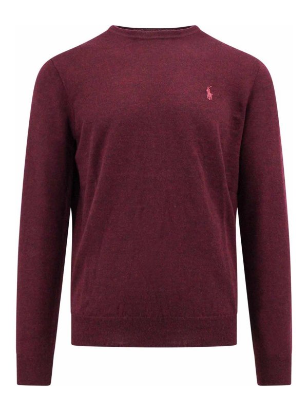 POLO RALPH LAUREN: U-Boot-Ausschnitt - U-Boot-Pullover - Rot