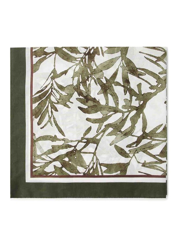 BRUNELLO CUCINELLI: Bufandas y pañuelos - Bufanda - Verde