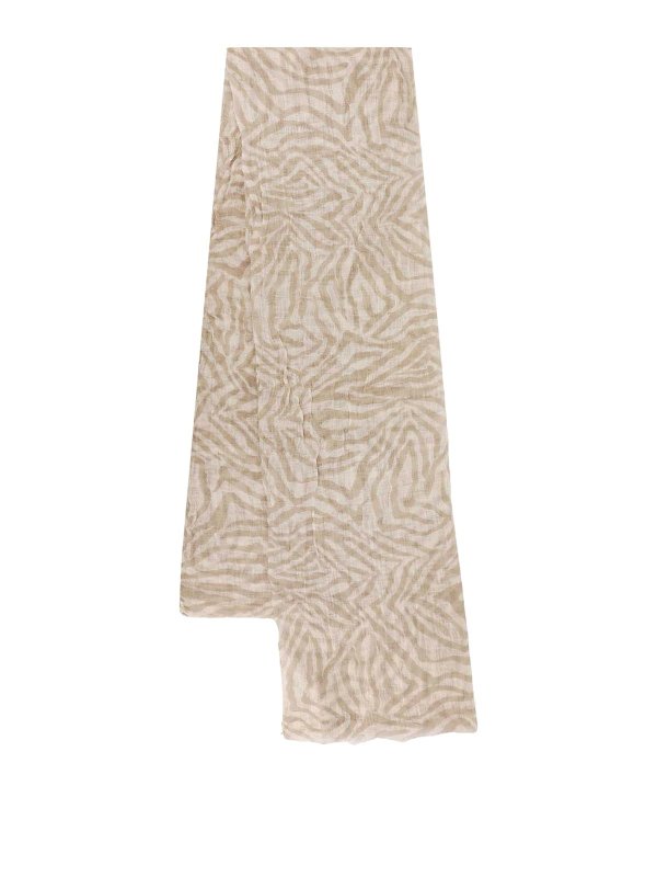 BRUNELLO CUCINELLI: Bufandas y pañuelos - Bufanda - Beis