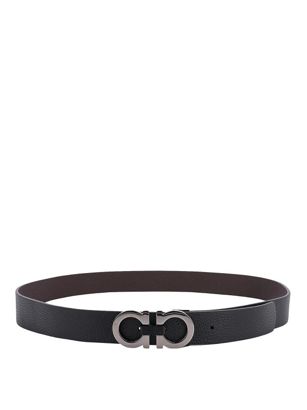 FERRAGAMO: Cinturones - Cinturón - Negro