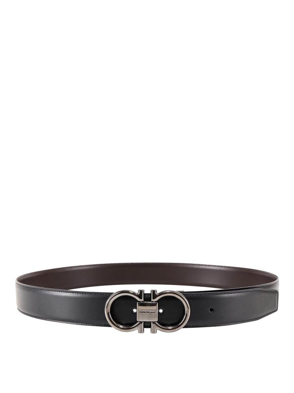 FERRAGAMO: Cinturones - Cinturón - Negro