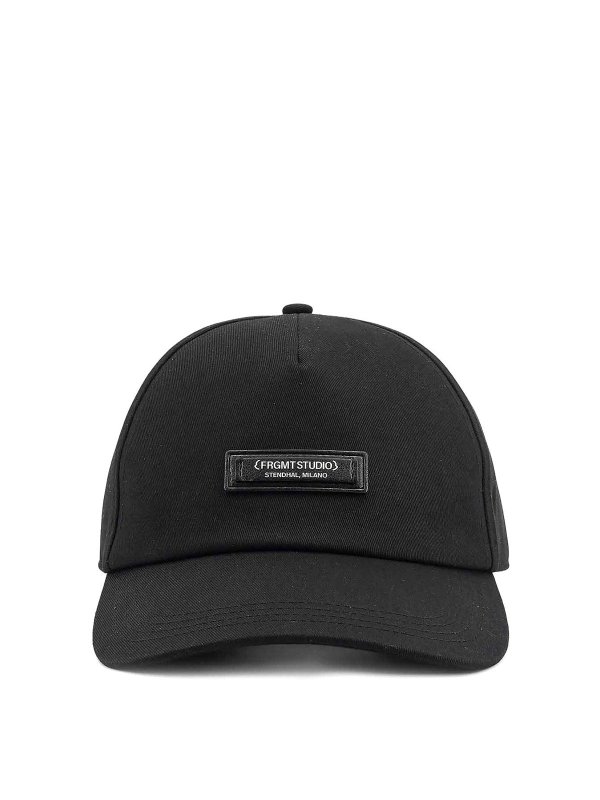MONCLER: hats & caps - Black hats