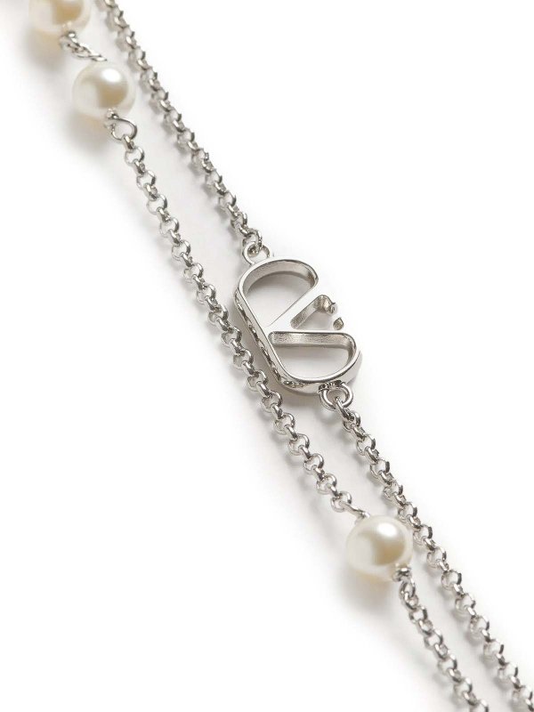 VALENTINO GARAVANI: ネックレス online - ネックレス/チョーカー - 銀