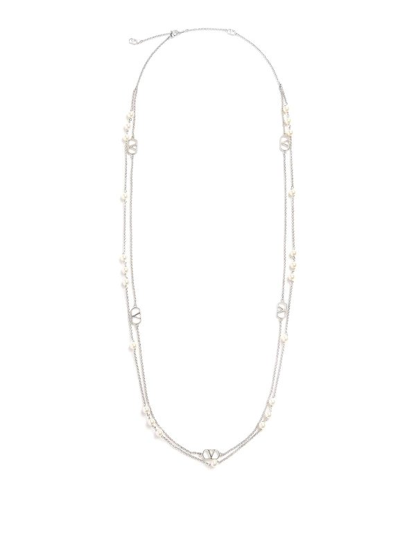 VALENTINO GARAVANI: ネックレス - ネックレス/チョーカー - 銀