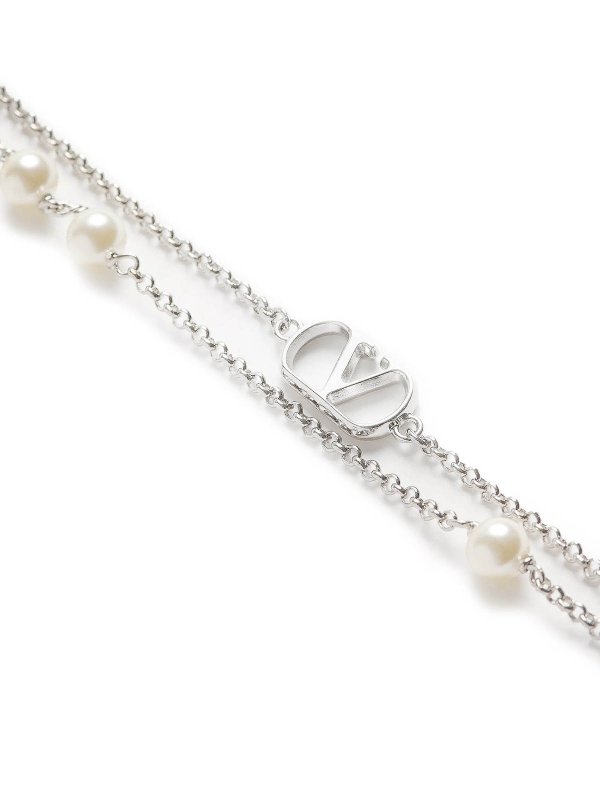 VALENTINO GARAVANI: ネックレス online - ネックレス/チョーカー - 銀