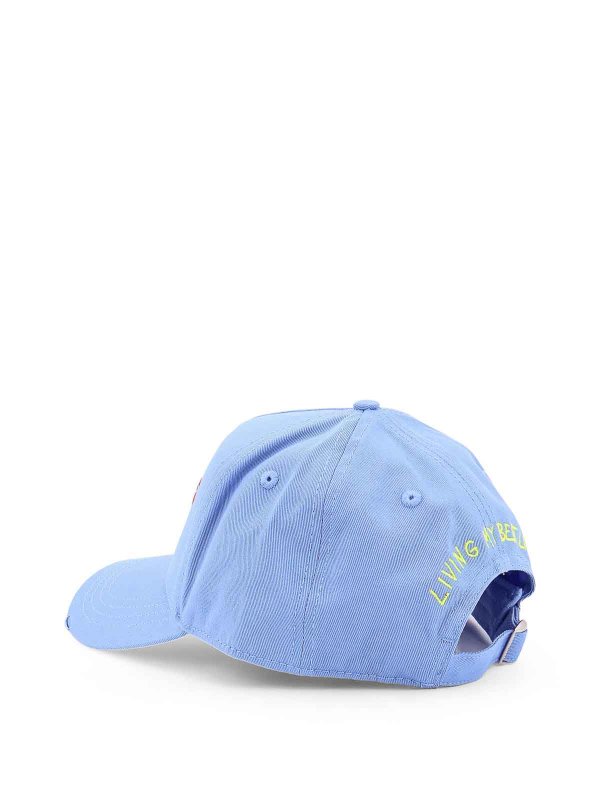 The Best Shops DSQUARED2: 帽子＆キャッブ - 帽子 - ブルー