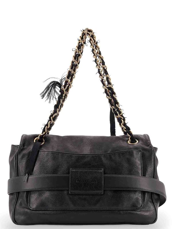 BALENCIAGA: cross body bags online - Black bags