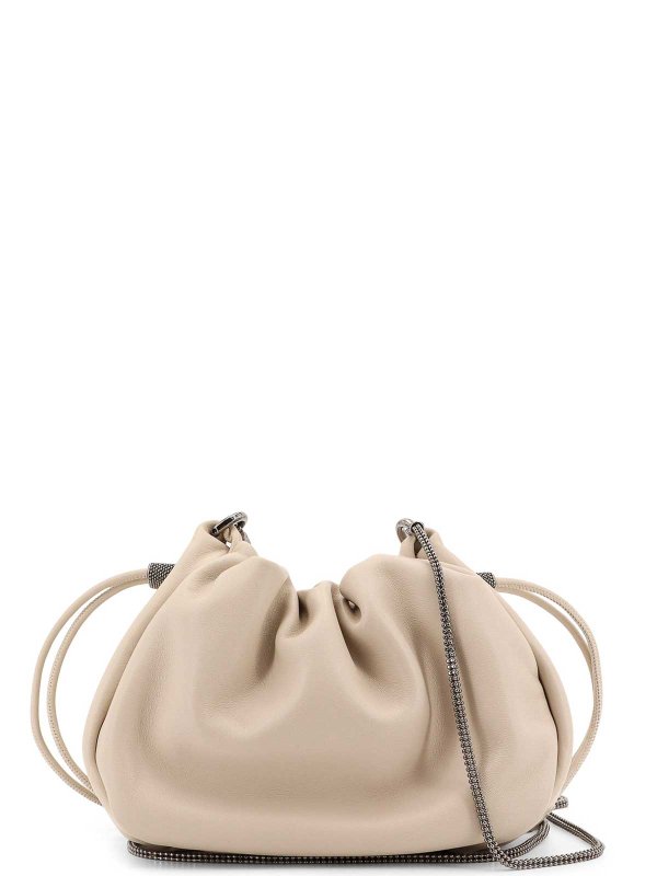 BRUNELLO CUCINELLI: クロスボディバッグ online - クロスボディバッグ - 白