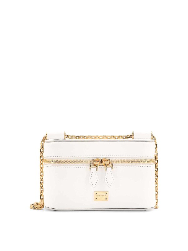DOLCE & GABBANA: クロスボディバッグ - クロスボディバッグ - 白