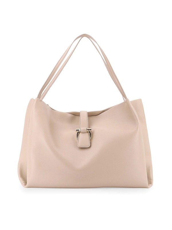 FERRAGAMO: トートバッグ - トートバッグ - ベージュ