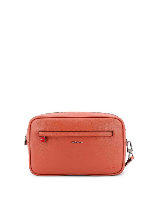 KITON: クラッチバッグ - クラッチバッグ - オレンジ