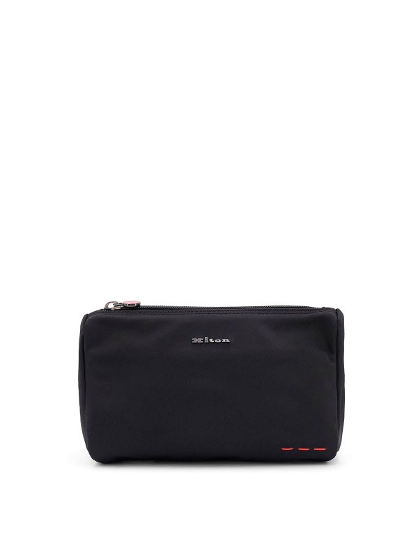 KITON: clutches - Black bags