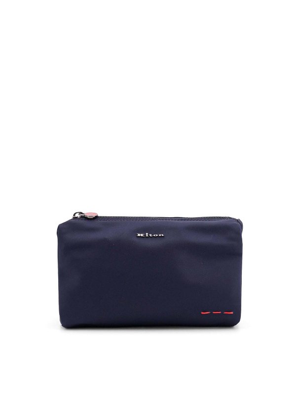 KITON: pochette - Borse Blu