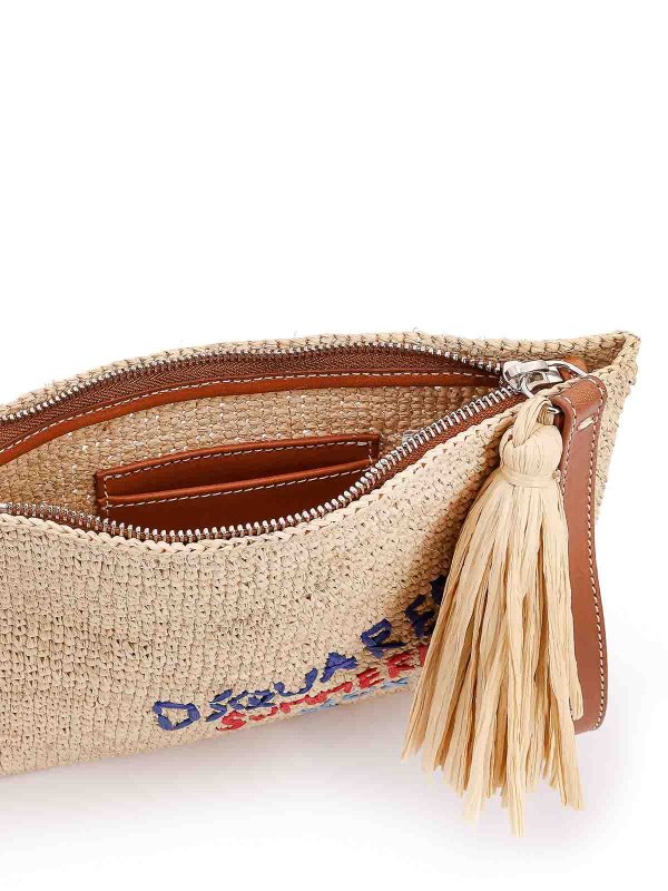 The Best Shops DSQUARED2: clutches - Blue bags