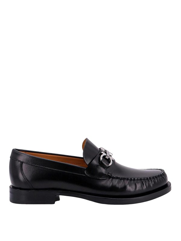 FERRAGAMO: Loafers & Slippers - Black low shoes