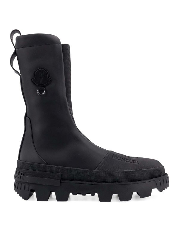 MONCLER: Stiefel - Stiefel - Schwarz
