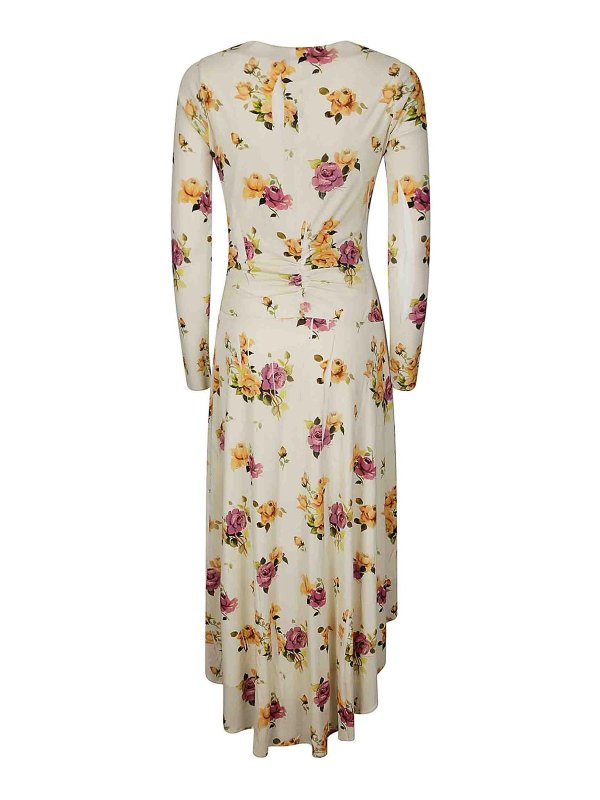 Acne Studios: evening dresses online - Long long -sleeved dress printed