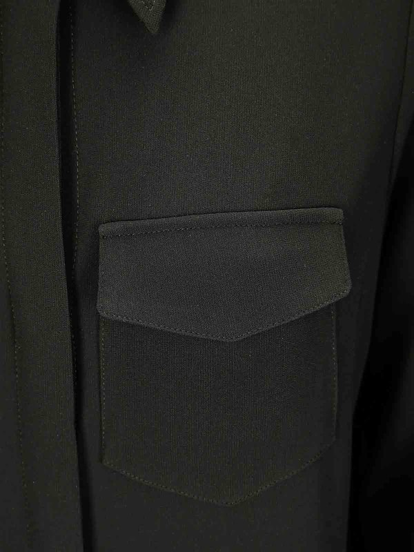 The Best Shops ALBERTO BIANI: maxi dresses - Long chemisier dress pure