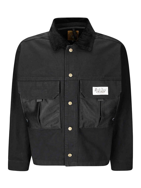 BRAIN DEAD: casual jackets - Long -sleeved cotton jacket