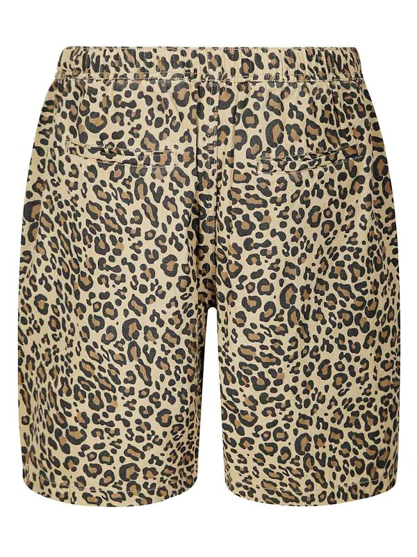 BRAIN DEAD: Trousers Shorts online - Maculed cotton shorts