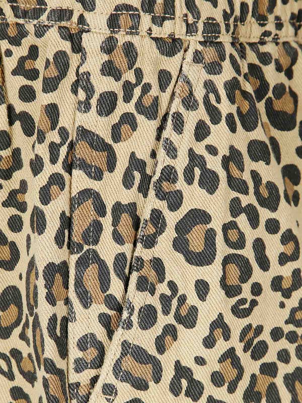 The Best Shops BRAIN DEAD: Trousers Shorts - Maculed cotton shorts