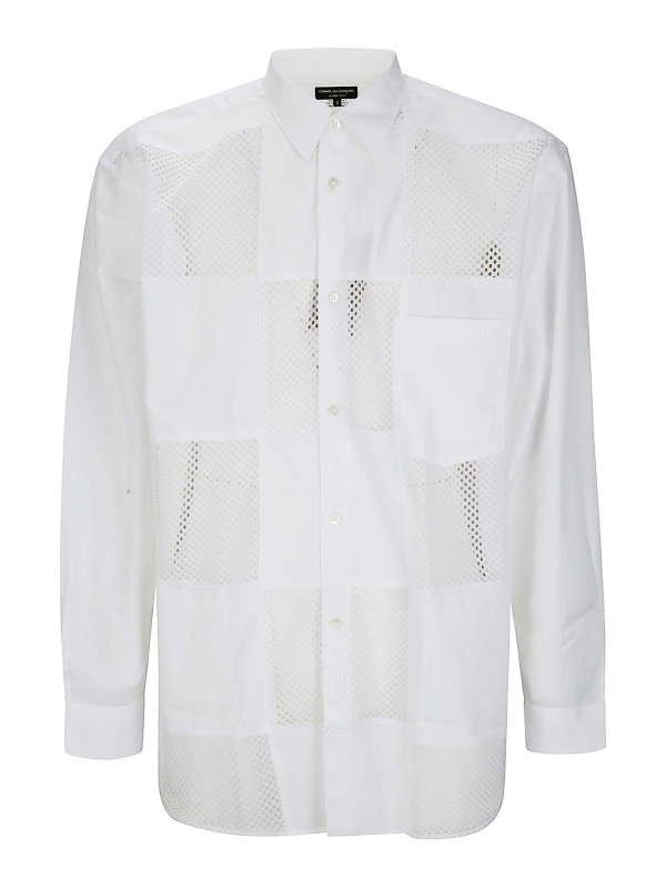 COMME DES GARÇONS HOMMES PLUS: camicie - Camicia bianca