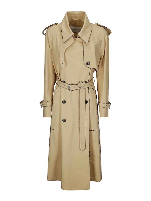 DRIES VAN NOTEN: cappotti corti - Trench in cotone