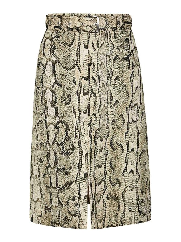 DRIES VAN NOTEN: Knee length skirts & Midi - Midi Skirt Print