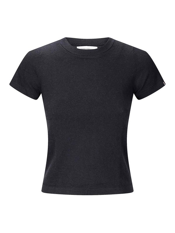 EXTREME CASHMERE: t-shirts - Short sleeve crew-fitting sleeveless t-shirt