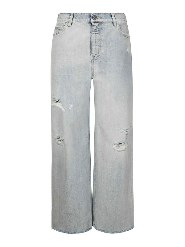 GOLDEN GOOSE: ボーイフレンドデニム - ボーイフレンド - ブルー