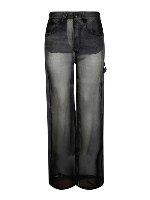 HAIKURE: カジュアルトラウザー - カジュアルパンツ - 黒