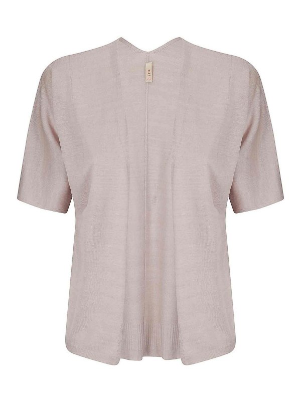 HIRA: cardigans - Short sleeve cardigan