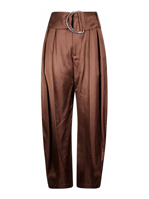 J.W. ANDERSON: Trousers Shorts - High waistput trousers large leg