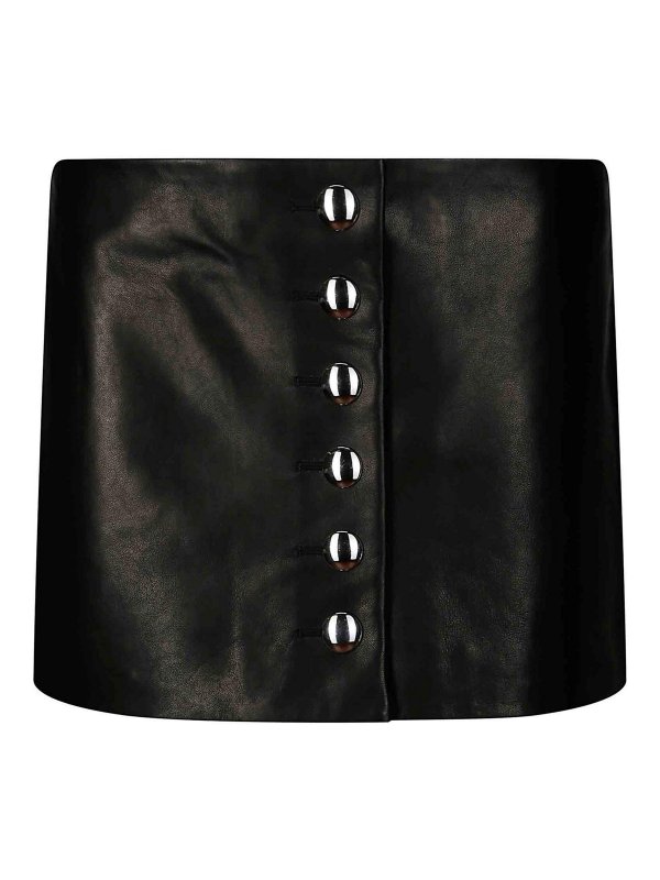 KHAITE: ニーレングススカート＆ミディ丈 - 膝丈/ミディスカート - 銀