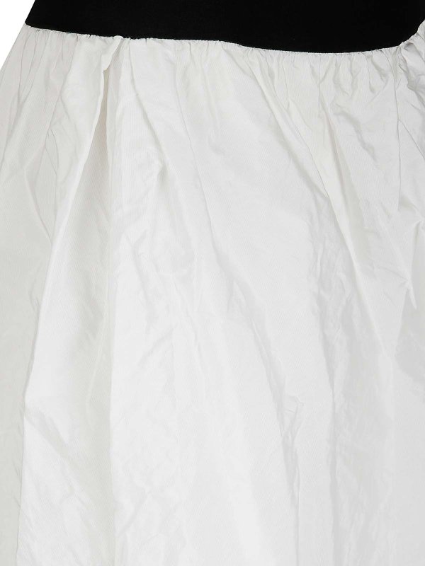 The Best Shops MARIA CALDERARA: ニーレングススカート＆ミディ丈 - 膝丈/ミディスカート - 白