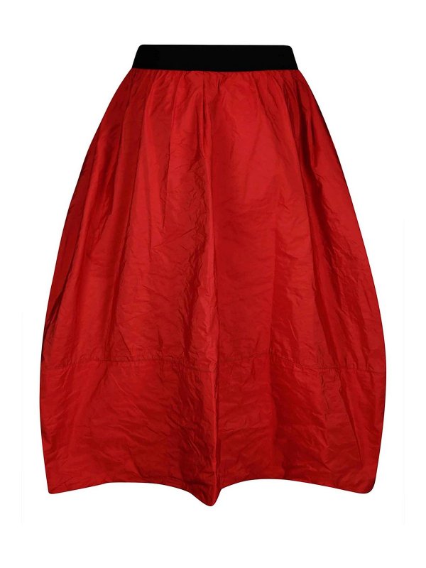 MARIA CALDERARA: ニーレングススカート＆ミディ丈 online - 膝丈/ミディスカート - 赤