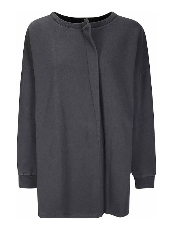 MM6 MAISON MARGIELA: short dresses - Mini long -sleeved cotton dress