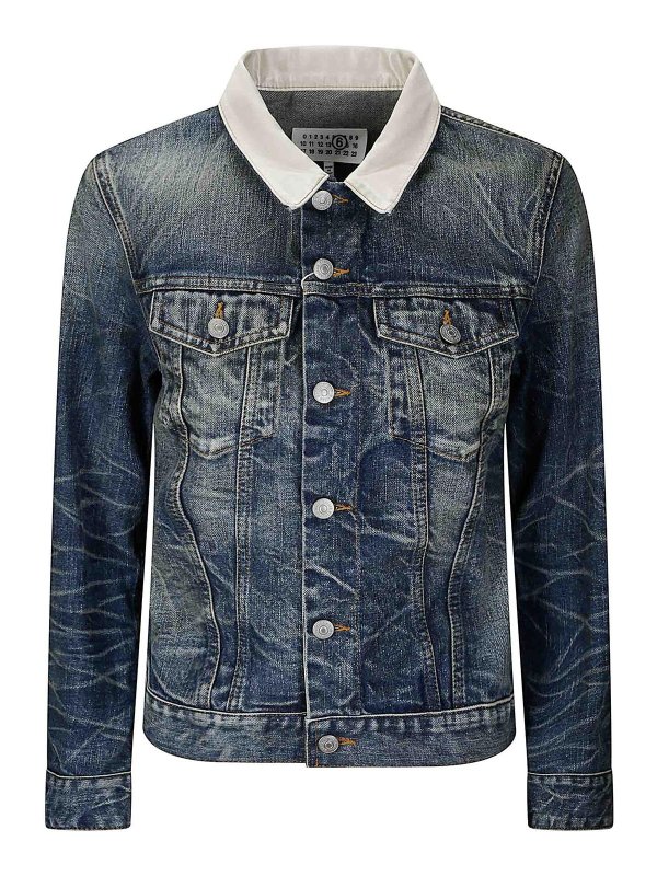 MM6 MAISON MARGIELA: blazers - Denim jacket