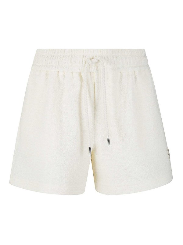 MONCLER: pantaloni shorts - Shorts stretch