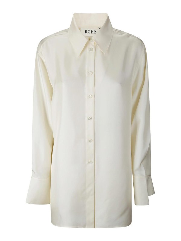 ROHE: Hemden - Hemd - Creme