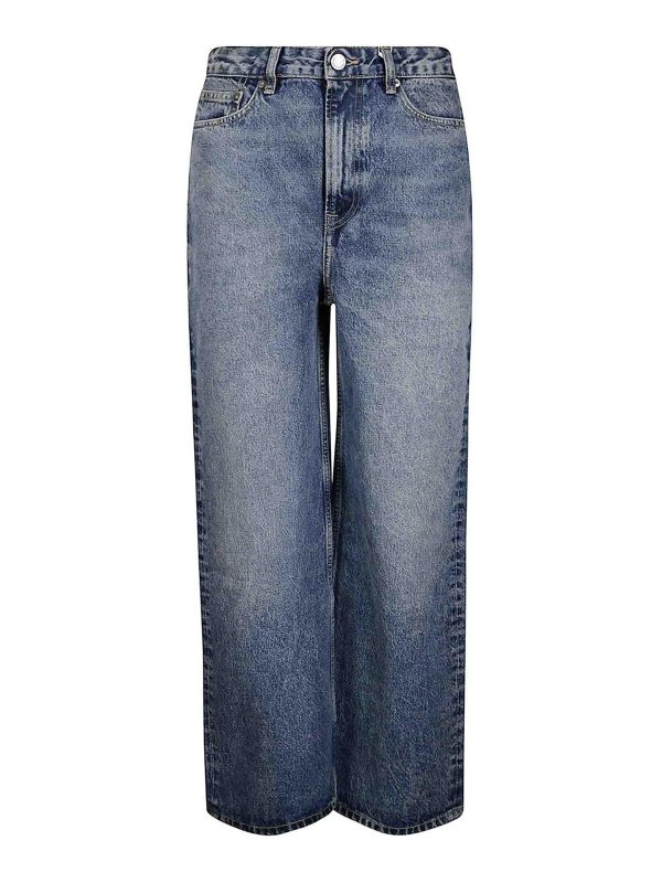 SAMSOE SAMSOE: Bootcut - Bootcut Jeans - Hellblau