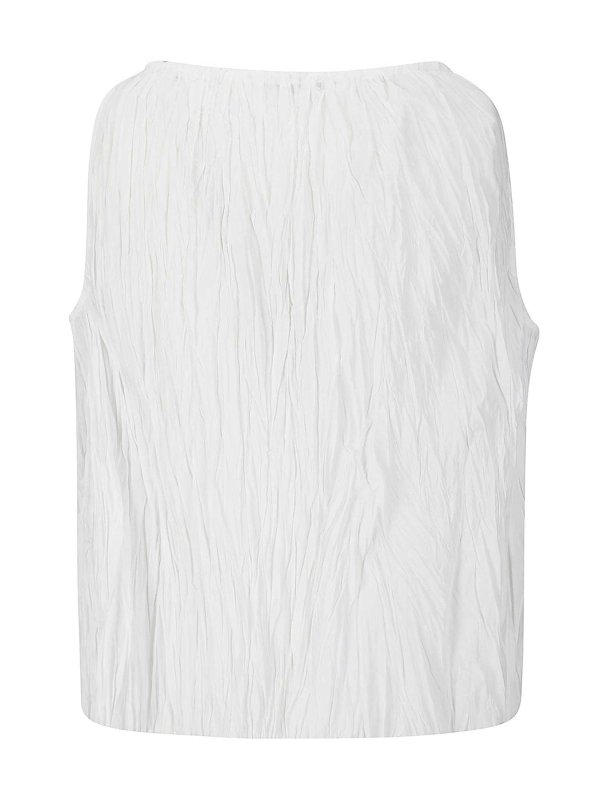 STEFANO MORTARI: Tops y camisetas sin mangas online - Top - Blanco
