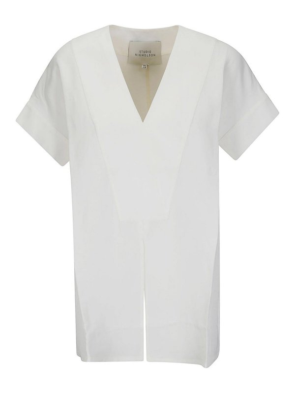 STUDIO NICHOLSON: Tops & Tank tops - Mixed top