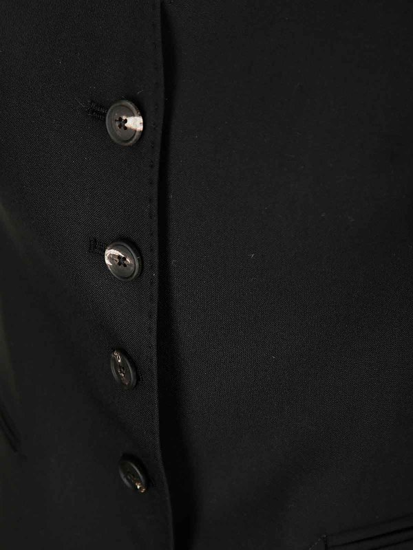 The Best Shops TAGLIATORE: ベスト＆チョッキ - ウェストコート/ジレ - 黒