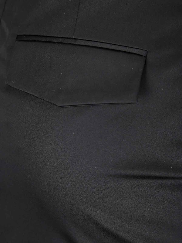 The Best Shops THELATEST: gonne al ginocchio  e longuette - Gonna longuette in cotone a vita alta