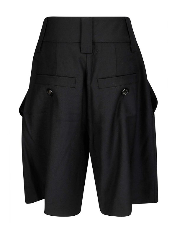 VAQUERA: Trousers Shorts online - Shorts in high waist wool from the soft fit